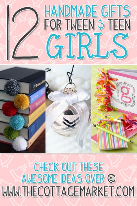 A Dozen Handmade Gifts for Tween: This is such a hard age to DIY for! So glad to have found this Pin! Girls Crafts, Couture Bb, Diy Crafts For Teen Girls, Diy Crafts For Teens, Navidad Diy, Cadeau Diy, Girls Handmade, Diy Projects For Teens