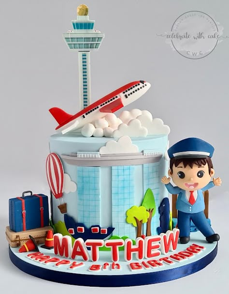 Celebrate with Cake!: Airport Airplane Helicopter Cake, Airport Theme Cake, Pilot Cake Ideas, Pilot Theme Cake, Aeroplane Theme Cake, Airport Cake, Airplane Theme Cake, Aeroplane Cake, Helicopter Cake