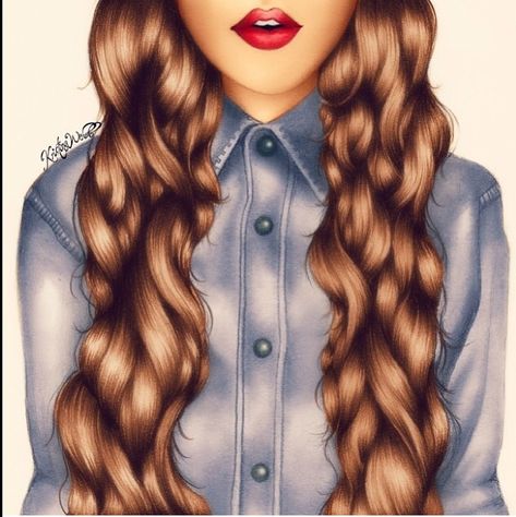 Dibujos Kristina Webb Drawings, Kristina Webb Art, Tumblr Tattoo, Lips Poster, Kristina Webb, Girly M, Amazing Drawings, Beautiful Drawings, How To Draw Hair