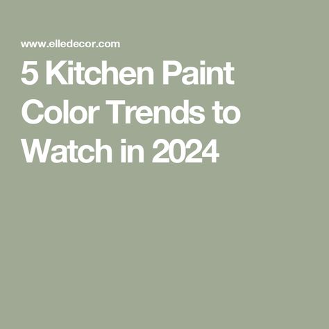 5 Kitchen Paint Color Trends to Watch in 2024 Wall Color Interior, Cream Kitchen Walls, Popular Kitchen Paint Colors, Top Kitchen Paint Colors, Top Kitchen Colors, Kitchen Color Trends, Cream Kitchen Cabinets, Kitchen Paint Color, Top Kitchen Cabinets