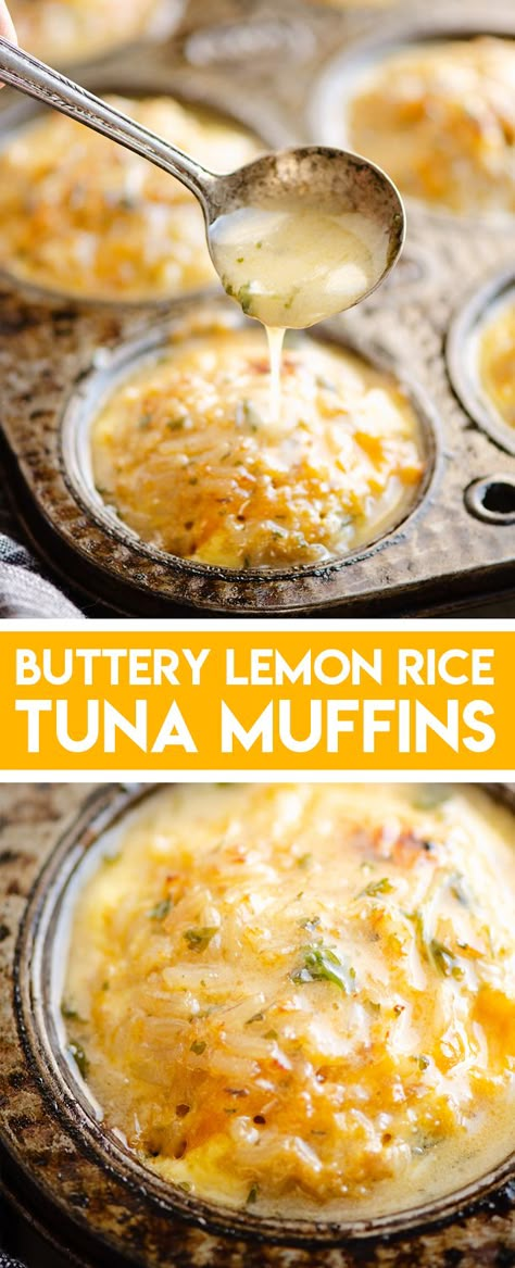 Tuna Rice Muffins, Rice Muffins Recipe, Tuna Muffins, Rice Muffins, Tuna And Rice, Healthy Tuna Recipes, Tuna Rice, Canned Tuna Recipes, Tuna Cakes