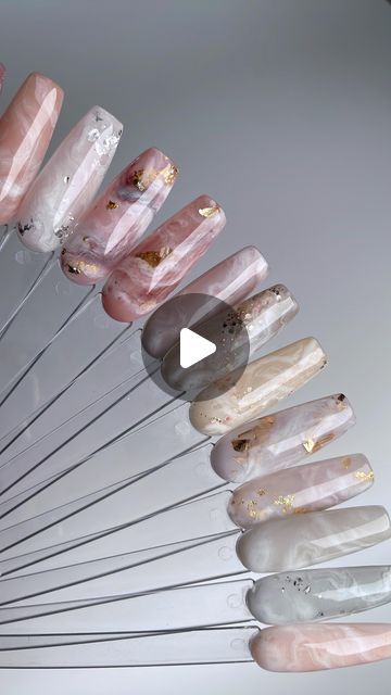 Sweetie Nail Supply on Instagram: "Have you picked up the new DVOK Marblefit Collection yet? Let this video be a reminder that marble looks good on everything 👀.   Mix and match all your favorite colors to create the flawless marble nail art you desire! This foolproof set has become an amazing tool for nail artists who are looking to accomplish a fast and easy marble design.  For that glassy shine, finish with the long lasting DVOK Non-Wipe Top Gel. 😉  HEMA-Free, 13-Free  Available now on www.sweetienailsupply.com ✨ #nailreel #nailcontent #nailvideo #marblenails #hemafreenails #hemafreegel #hemafree #13free #dvok #marble #marblenails #marblenailsart #marbledesign #marbleart #marblenailart" Marble Look Nail Art, Glitter Marble Nails, Marble Effect Nails, Marble Nail, Marble Nail Art, Marble Art, Marble Nails, Art How, Marble Design