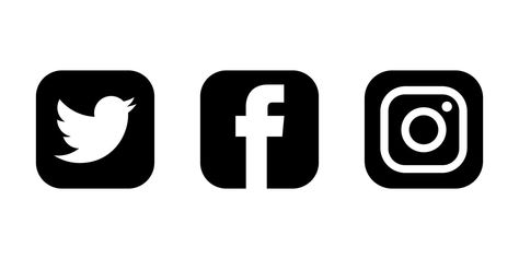 Social Media Icons Set. Facebook Instagram Twitter Logos Fecbook Logo, Facebook Instagram Logo, Facebook Vector, Media Coursework, Insta Logo, Facebook And Instagram Logo, 2048x1152 Wallpapers, Cracked Iphone, Dove Flying