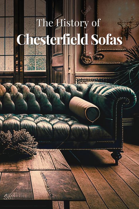 The History of Chesterfield Sofas Chesterfield Sofa With Throws, Chesterfield Green Sofa, English Sofa Classic, Chesterfield Sofa Living Room Modern, Leather Chesterfield Sofa Living Room, Chesterfield Sofa Living Room Ideas, Rich Sofa, U Couch, Armchair Ottoman