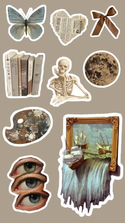 #vintage #academia #art #painting #stickers #shuffleslay Vintage Digital Stickers, Light Academia Stickers Printable, Art Deco Stickers, Reading Aesthetic Stickers, Collage Stickers Vintage, Vintage Stickers For Journal, Vintage Stickers Printables Retro, Sticker Vintage Aesthetic, Shuffles Stickers