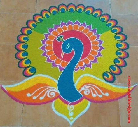 50 Amalaki Ekadashi Rangoli Designs (Rangoli Ideas) - February 2020 Amalaki Ekadashi, Circle Rangoli Design, Sita Navami, Ekadashi Rangoli, Circle Rangoli, Karthigai Deepam Kolam, Deepam Kolam, Karthigai Deepam, Colour Rangoli