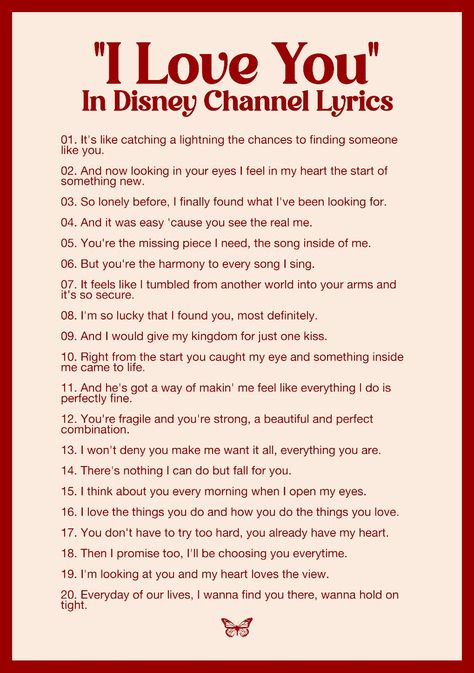 hsm has the best love songs Disney Song Lyrics Quotes, Love Quotes For Him Songs Lyrics, Quotes From Love Songs, I Love U Aesthetic Text, Songs To Dedicate To Him, I Love You In Song Lyrics, Song Lyrics Love Captions, Love Quotes From Songs Lyrics, Hsm Quotes