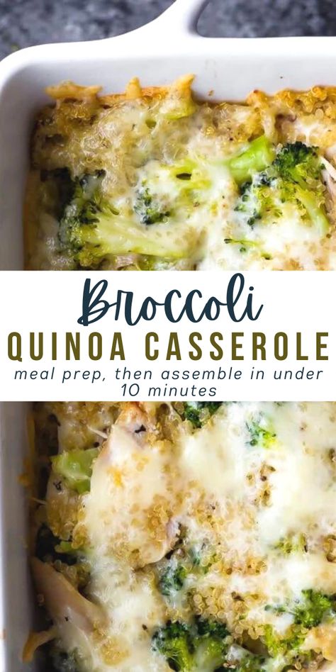 Broccoli And Quinoa, Quinoa And Broccoli, Broccoli Quinoa Casserole, Broccoli Quinoa, Quinoa Bake, Quinoa Recipes Easy, Quinoa Recipes Healthy, Quinoa Dishes, Healthy Broccoli