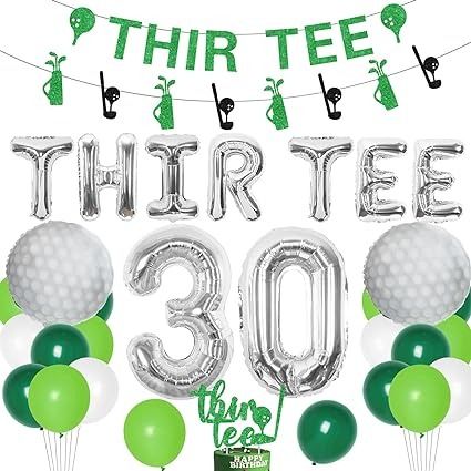 Golf 30th Birthday, 30th Birthday Decorations For Men, Golf 40th Birthday, 40th Birthday Decorations For Men, 40th Birthday Men, Golf Theme Party, 30th Birthday Men, 30th Birthday Themes, 30th Birthday Party Decorations