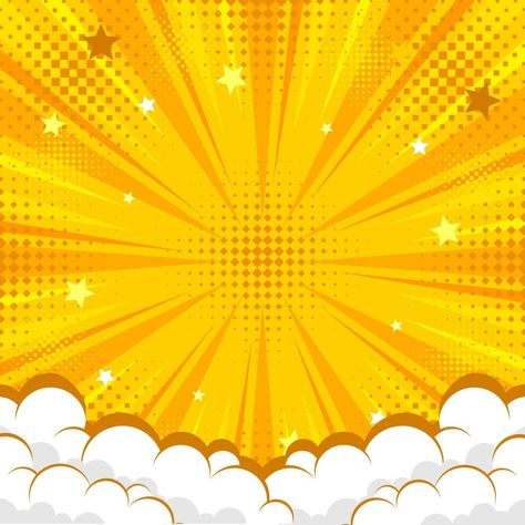 Yellow Abstract Background, 80s Background, Red Carpet Background, Background For Poster, Superhero Background, Cloud Effect, Funny Cartoon Images, Pop Art Background, Photoshop Backgrounds Free