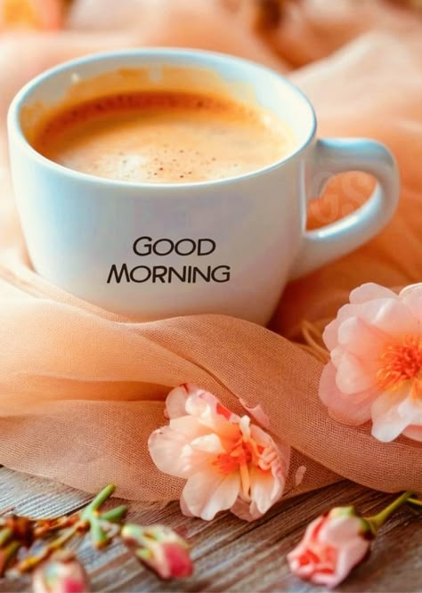 Coffee Esthetics, Good Morning Tea Images, Kopi Aesthetic, Durgamma Photos, Good Evening Photos, Good Morning Wishes Friends, Happy Good Morning Images, Good Morning Wishes Gif, Good Morning Tea