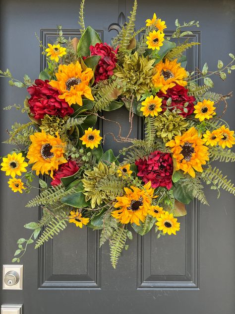 Fall leaf wreaths