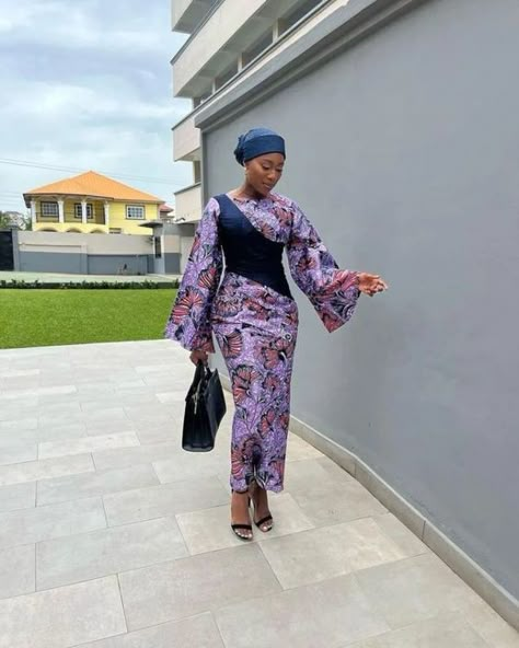 New African Dresses Styles 2023, Ankara Owambe Styles 2023, Trending Ankara Styles 2023, Trending Ankara Gown Styles 2023, A Shape Ankara Gown Styles, Ankara Styles For Slim Ladies, Female Ankara Styles, Arewa Ankara Gown Styles, Styles For Slim Ladies