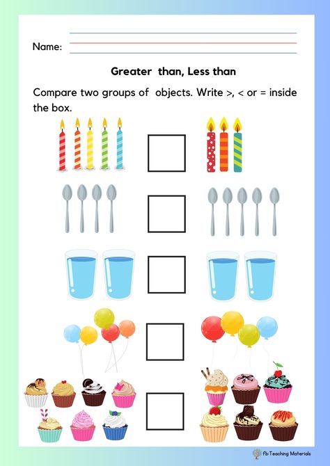 Greater Than Less Than Preschool, Less Than Greater Than Kindergarten, Greater Than Worksheets Kindergarten, Greater Than Less Than Equal To Worksheets For Kindergarten, 1st Grade Greater Than Less Than Worksheets, Greater Or Less Than Worksheets, Number Names 1-50 Worksheet, Greater Than Less Than Worksheets Kindergarten, Grater And Less Than Worksheet