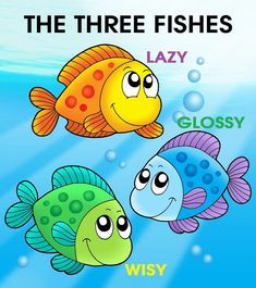 Story telling is one of the ways to develop good habits in kids. Here is the three fishes story with a moral that lets you know the importance of story telling. Small English Story, Story Books For Toddlers, Picture Story For Kids, Small Stories For Kids, English Story Books, English Moral Stories, Bed Time Stories, Bedtime Stories For Kids, Very Short Stories