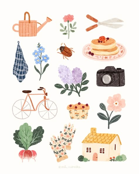 Fave • Instagram Colour Experiments, May Calendar, Spring Illustration, Drawing Realistic, Like Drawing, Hello May, Stickers Kawaii, One Day I Will, Maybe One Day