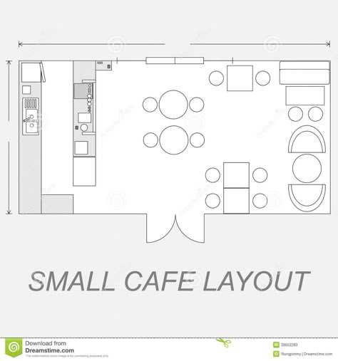 Small Cafe Layout Stock Vector - Image: 39652283 Small Cafe Layout, Small Cafe Floor Plan, Cafe Floor Plan Layout, Cafe Layout Plan, Cafe Layout, Cafe Floor Plan, Cafe Floor, Cafe Illustration, Restaurant Floor Plan