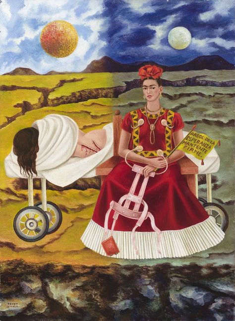 El árbol de la esperanza. Frida Kahlo. 1946. Localización: Museum of Contemporary Art in Chicago. https://painthealth.wordpress.com/2016/03/30/el-arbol-de-la-esperanza/ Tree Of Hope, Diego Rivera Frida Kahlo, Frida Kahlo Paintings, Kahlo Paintings, Frida And Diego, Crazy Diamond, Frida Art, Frida Kahlo Art, Max Ernst