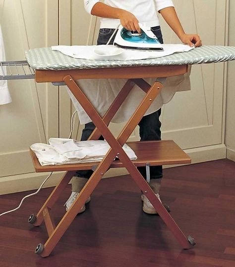 Iron Stand Design, Portable Ironing Board, Stand Design Ideas, Wood Ironing Boards, Wooden Ironing Board, Ironing Table, Ironing Mat, Tabletop Ironing Board, Diy Toddler Bed