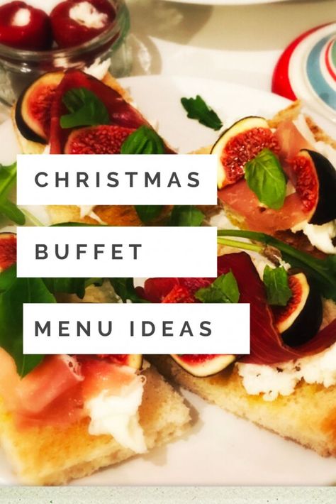 Christmas Buffet Ideas - entertaining a crowd this Christmas? Then grab our super easy Christmas buffet menu ideas and make life so much easier for yourself | Christmas Party Food | Christmas Buffet Ideas #christmasfood #christmaspartyfood #christmashacks #christmasbuffet Party Menu Ideas Buffet, Christmas Buffet Menu, Holiday Party Buffet, Dinner Buffet Ideas, Christmas Dinner Buffet, Easy Christmas Dinner Menu, Christmas Party Buffet, Holiday Party Menu, Christmas Party Menu