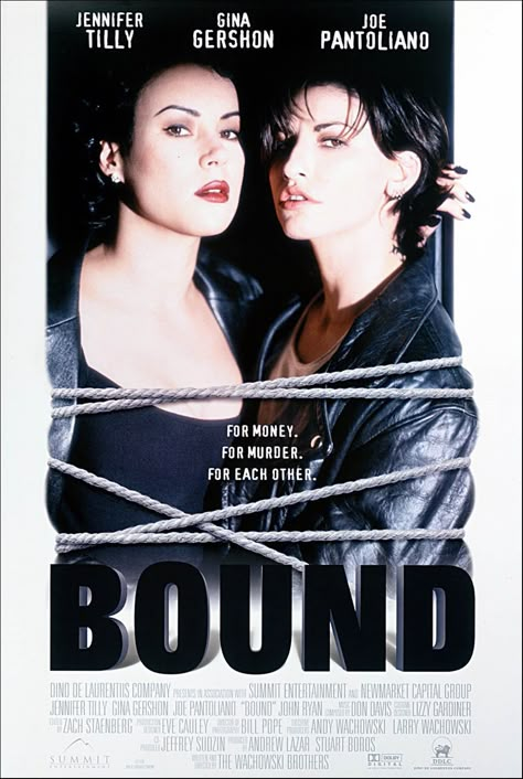 Bound (1996) Bound Movie, Bound 1996, Meg Tilly, Wlw Movies, Lana Wachowski, Tam Film, Gina Gershon, Thriller Movies, Neo Noir