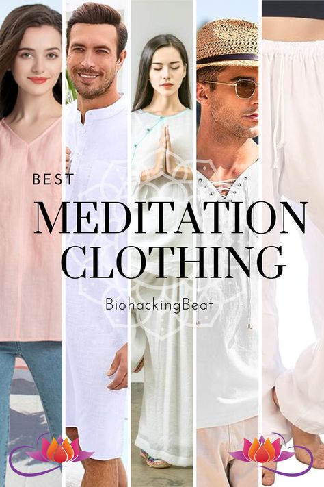 meditation clothing Meditation Retreat Outfit, Meditation Clothes For Women, Sound Bath Outfit, Meditation Outfits For Women, Meditation Clothes, Zen Clothing, Meditation Clothing, Chanting Meditation, Group Meditation