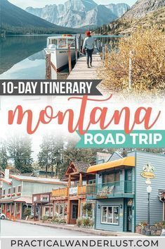 The Ultimate Montana Road Trip: Detailed 10-Day Itinerary Glacier National Park Montana Itinerary, Montana Vacation Itinerary, Montana Itinerary, Glacier National Park Itinerary, Montana Road Trip, Road Trip Van, Midwest Vacations, Montana Trip, Vacation 2024