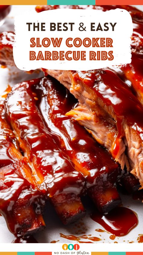 Slow Cooker Barbecue Ribs, Slow Cooker Pork Ribs, Slow Cooker Ribs Recipe, Bbq Beef Ribs, Slow Cooker Bbq Ribs, Ribs Recipes, Crockpot Ribs, Bbq Pork Ribs, Slow Cooker Ribs