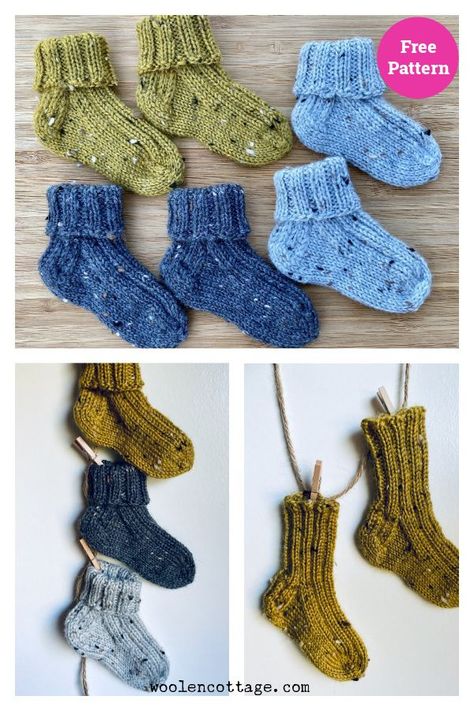 Tiny Toes Baby Socks Free Knitting Pattern Kids Slippers Knitting Pattern, Toddler Socks Knitting Pattern, Knit Baby Socks Free Pattern, Child Socks Pattern, Baby Socks Free Knitting Pattern, Sock Yarn Knitting Patterns, Socks Free Knitting Pattern, Baby Socks Knitting, Baby Socks Knitting Pattern