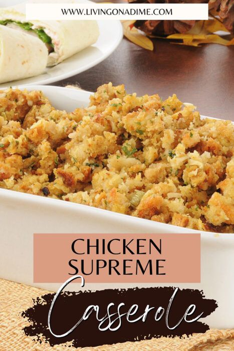 Honey Baked Chicken Recipes, Cheap Fast Meals, Leftover Chicken Casserole, Chicken Supreme Recipe, Casserole Main Dishes, Home Cooked Dinner, September Food, Use Leftover Chicken, October Recipes