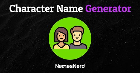 This character name generator creates real human names ideal for fiction writing, fantasy humans, or even real people. Name Generator Character, Guy Names For Characters, Sci Fi Names, Last Name Generator, Random Name Generator, Character Name Generator, Fantasy Humans, Fantasy Name Generator, Story Generator