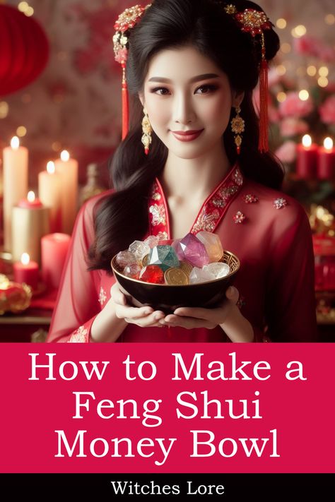 How to Make a Feng Shui Money Bowl Feng Shui Wealth Bowl, Prosperity Bowl For New Year 2025, Feng Shui Money Bowl, Feng Shui Tips For Money, Feng Shui For Money, Feng Shui Crystal Ball, Feng Shui Coins, Mythological Names, Money Bowl