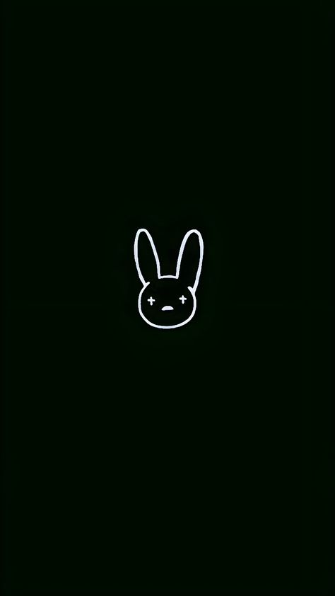 Bunny Wallpaper Black Rabbit Wallpaper, Black Bunny Wallpaper, Bad Bunny Wallpaper, Purple Aesthetic Background, Rabbit Wallpaper, Purple Bunny, Girl Iphone Wallpaper, Batman Pictures