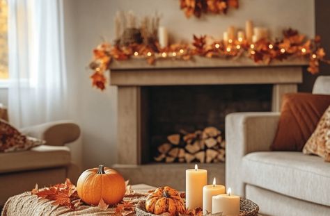 Looking for inspiration for easy fall mantel decorations? You'll find lots of that right here, with images, tips, and ideas! Decor Mantle Ideas, Fall Decor Mantle, Fall Mantel Decorating Ideas, Mantel Decorating Ideas, Fall Mantle Decor, Mantle Ideas, Mantel Decorating, Fall Mantle, Fall Mantel Decorations