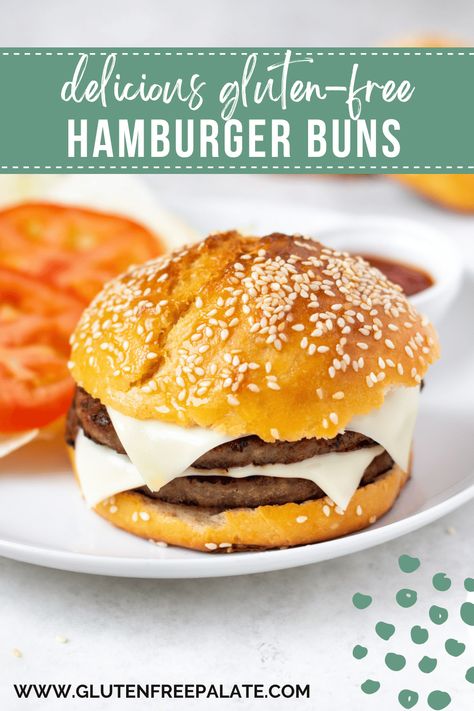 If you’re tired of lettuce wrapped burgers, we’ve created the best gluten-free hamburger buns for you. They hold their shape and don’t crumble. No more dense and dry rolls! It’s the perfect gluten-free burger bun to sink your teeth into! Dairy Free Hamburger Buns, Gluten Free Hamburger Buns Recipe, Ideas With Hamburger Meat, Dinner Ideas With Hamburger Meat, Dinner Ideas With Hamburger, Beautiful Bun Hairstyles, Gluten Free Hamburger Buns, Wheat Free Bread, Gluten Free Hamburger