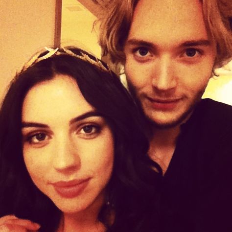 Mary (Adelaide Kane) and Francis (Toby Regbo) behind the scenes on Reign #Frary Bash And Mary, Reign Cast, Reign Tv Show, Only Yours, Reign Mary, Toby Regbo, New Television, Tv Show Couples, Long Live The King