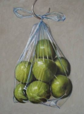 Fruit Art Drawings, Gcse Art Sketchbook, Pastel Sec, Still Life Oil Painting, Fruit Painting, Granny Smith Apples, Still Life Drawing, Still Life Paintings, Life Paintings