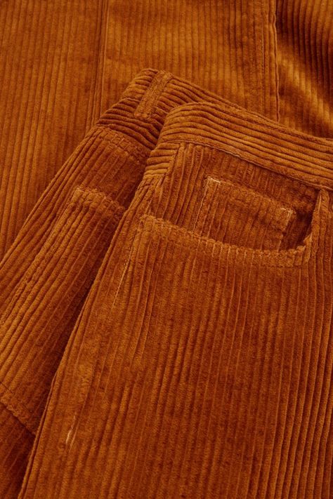 Dark Orange Aesthetic, Coral Aesthetic, Orange Trousers, 70s Aesthetic, Design Wardrobe, Corduroy Trousers, Orange Aesthetic, Aesthetic Moodboard, Dark Orange