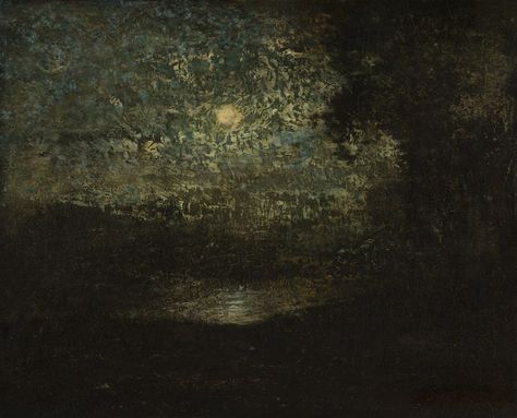 Artists of the Dark: “Night Visions: Nocturnes in American Art, 1860–1960” Hyde Aesthetic, Whistler's Mother, James Whistler, Barbizon School, University Of Nebraska Lincoln, Pretty Paintings, Visual Gallery, James Mcneill Whistler, Edmund Dulac