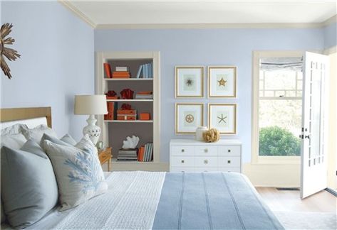 Look at the paint color combination I created with Benjamin Moore. Via @benjamin_moore. Wall: Instinct AF-575; Trim: Wind's Breath OC-24; Bookcase Back Wall: Silhouette AF-655; Ceiling: White Heron OC-57. Paint Color For Bedroom, Color For Bedroom, Wall Silhouette, Indoor Paint Colors, Best Gray Paint Color, Best Gray Paint, Bedroom Paint Color, Bedroom Paint Colors Master, Red Paint Colors