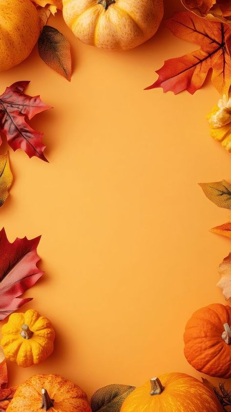 Thanksgiving background pumpkins leaves. | free image by rawpixel.com / Nunny Thanksgiving Background Aesthetic, Thanksgiving Backgrounds Aesthetic, Thanksgiving Wallpaper Iphone, Wallpaper Iphone Fall, Happy New Year Sign, Background Thanksgiving, New Year Sign, Pumpkin Background, Happy New Year Signs