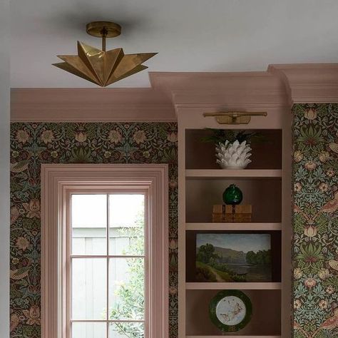 William Morris Feature Wall, William Morris Dining Room, William Morris Wallpaper Dining Room, William Morris Kitchen, William Morris Blackthorn Wallpaper, William Morris Bedroom, Strawberry Thief Wallpaper, Strawberry Thief, Strawberry Thief Wallpaper Bedroom