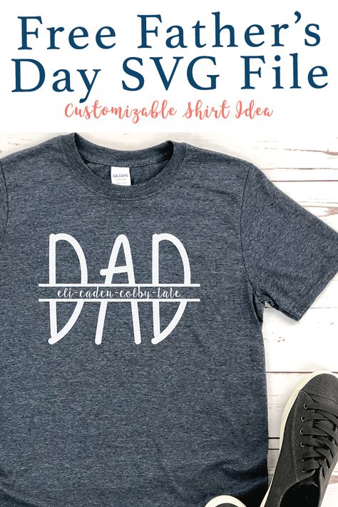 Use this SVG file from Everyday Party Magazine to make a special shirt or sign for dad for Father's Day. #FreeSVG #FathersDaySVG #CutFilesForCricut Dad Shirts Father's Day, Father’s Day Tshirt Ideas, Father’s Day Shirt Ideas, Dad Shirts Vinyl, Bbq Engagement Party Decorations, Dad T Shirt Ideas, Dad Tshirt Ideas, Fathers Day Shirt Ideas, Dad Shirt Ideas