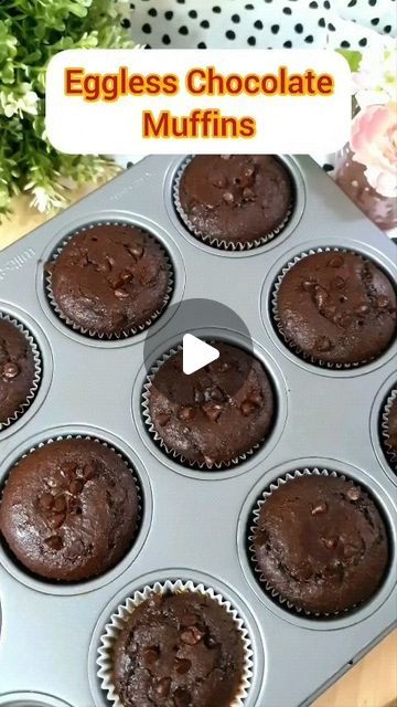 Cupcake Recipes Eggless, Eggless Cupcakes Recipes, Eggless Muffin Recipes, Mini Cupcake Recipes, Eggless Muffins, The Best Muffins, Best Muffins, Cake Recipes At Home, Eggless Recipes