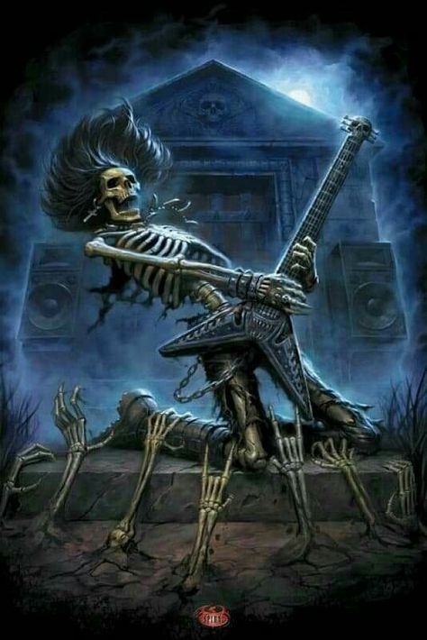 Wallpapers Gothic, Animals Skull, Arte Heavy Metal, Witcher Wallpaper, Cool Skeleton, Grim Reaper Art, Dimebag Darrell, Beast Wallpaper, Heavy Metal Art