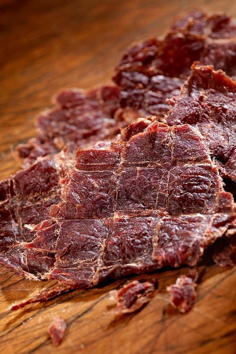 With patience and a little practice, making jerky of all types in your backyard smoker is easy and only takes a few steps. Jerky Recipes Dehydrator, Jerkey Recipes, Smoked Jerky, Smoked Beef Jerky, Homemade Jerky, Making Jerky, Beef Jerky Recipes, Meat Smoker, Smoked Beef Brisket