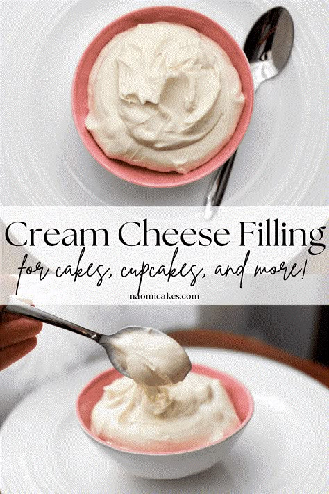 Cream Cheese Filling [Recipe] - NaomiCakes Cream Cheese Filling Recipe, Icing For Cakes, Cream Pie Filling, Cheese Cake Filling, Christmas Bakes, Macaron Filling, Cake Filling Recipes, Cream Cheese Pie, Moms Recipes