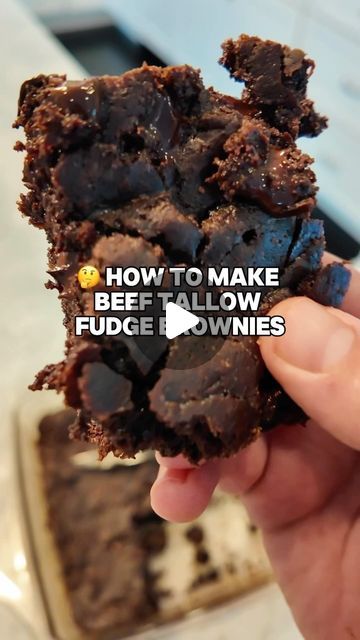 Alpine Butcher on Instagram: "How to Make Beef Tallow Fudge Brownies 🤤 
#Steaktips #wagyu #bostonfoodies #california #newengland #foodblogger #meatporn #foodporn #dinner #foodie #merrimackvalley #massachusetts #traeger #webergrills #biggreenegg #bbq #custom #burger #dryaged #steaklover #wagyubeef #baconbaconbacon" Make Beef Tallow, Steak Tips, Beef Tallow, Weber Grill, Wagyu Beef, Brownie Recipe, Big Green Egg, Fudge Brownies, October 31