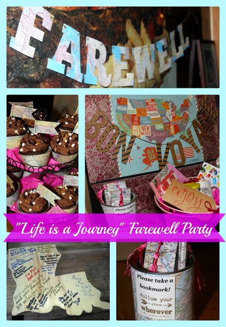 Life is a Journey Farewell Party Farewell Party Games, Goodbye Party Ideas, Farewell Party Decorations, Farewell Party Ideas, Moving Party, Farewell Ideas, Leaving Party, Decade Party, Bon Voyage Party