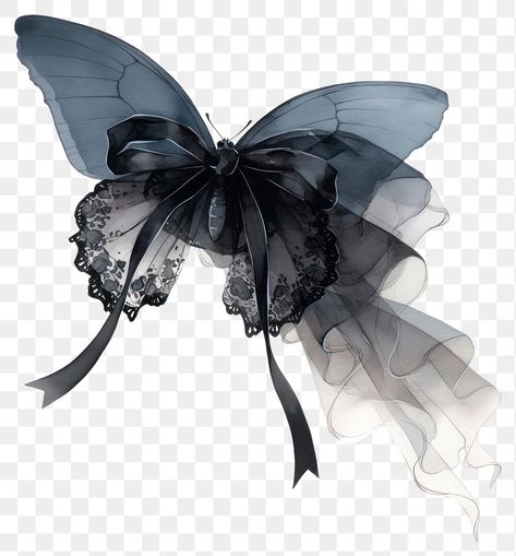 Butterflies Png, Black Coquette, Femininity Aesthetic, Coquette Design, Coquette Black, Black Stuff, Womens Fasion, Lace Coquette, Butterfly Png